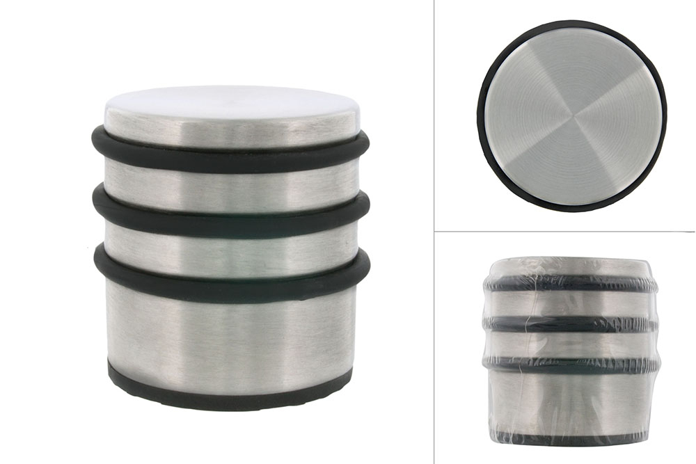 Deurstopper RVS 75 x 65 mm Rond - Per Stuk
