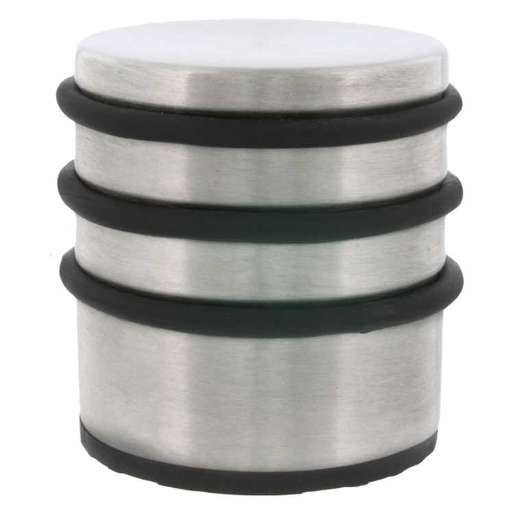 Deurstopper RVS 75 x 65 mm Rond - Per Stuk, foto 2 van 4