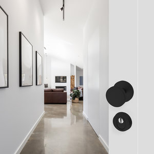 Veiligheidsrozet rond aluminium zwart - Per Set, foto 3 van 3