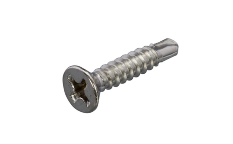 Zelftappers RVS met boorpunt 4.2 x 25 mm Kruiskop - 200 Stuks