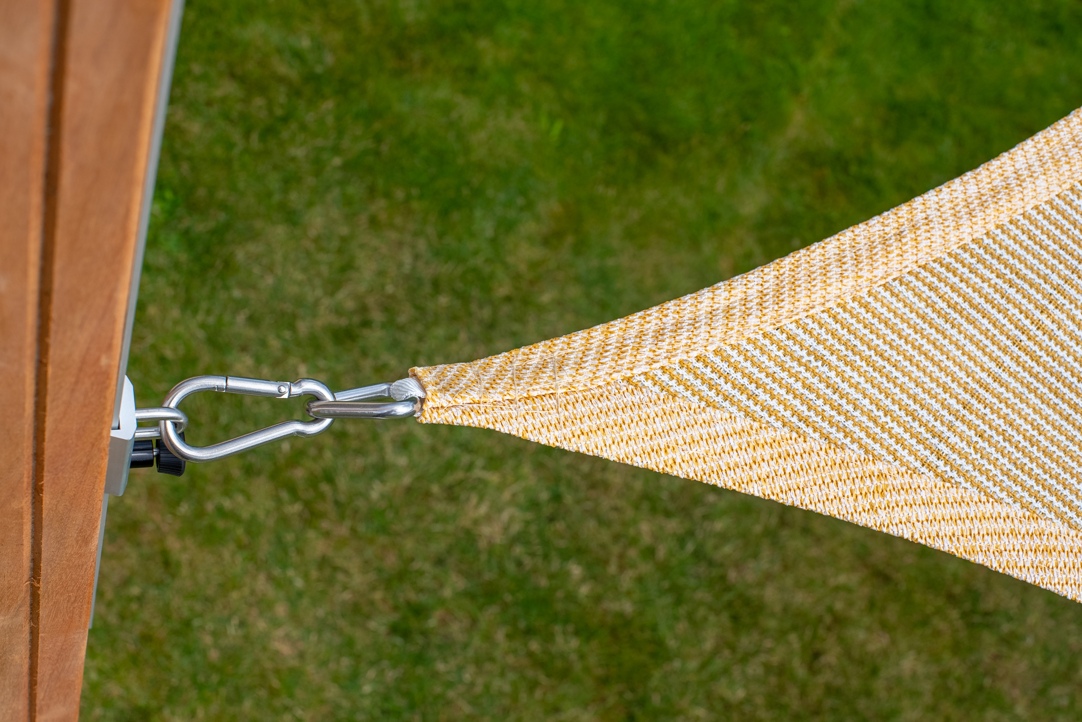 Schaduwdoek Rechthoek 3 x 4m - 320gr/m2 - Zand - Per Stuk, foto 6 van 6