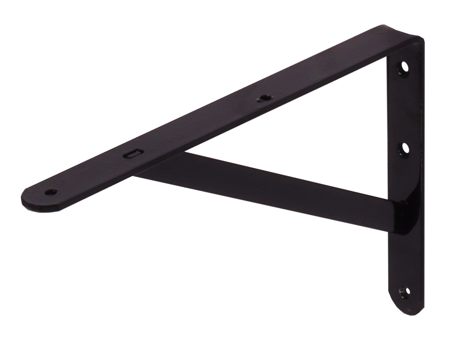 Plankdrager Zwart Metaal 20 x 30 cm Zwaar - Per Stuk
