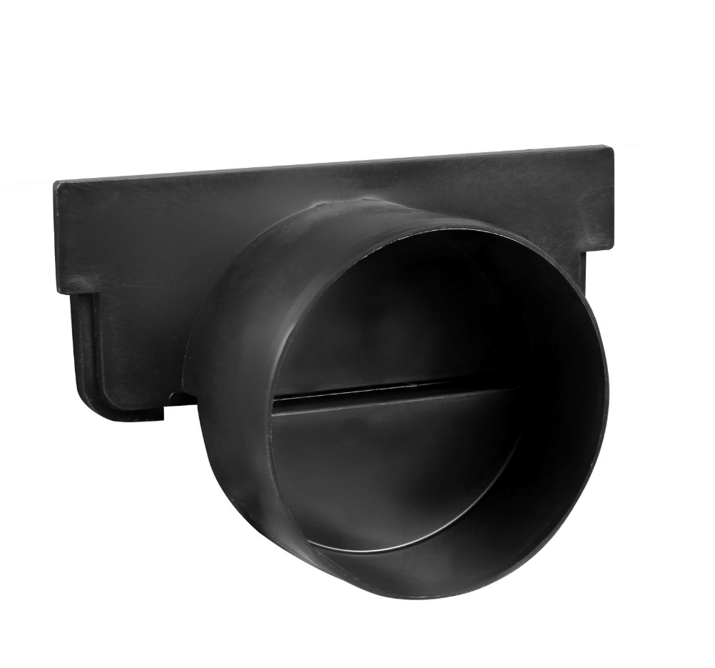 Zijuitloop voor Ondiepe Lijngoot 55 mm Hoog - Per Stuk