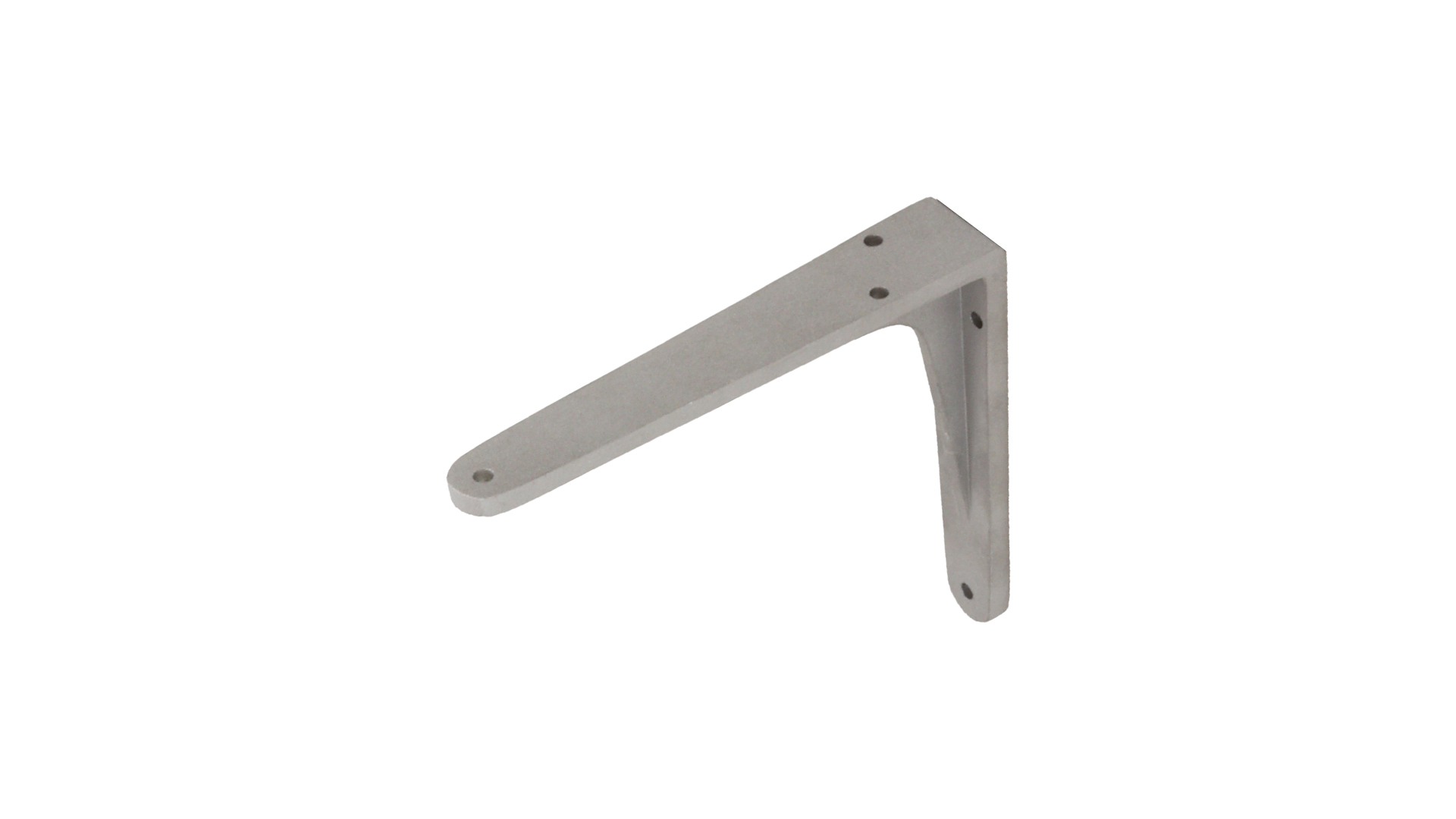 Plankdrager Zilver Aluminium 14 x 11,5 cm - Per Stuk