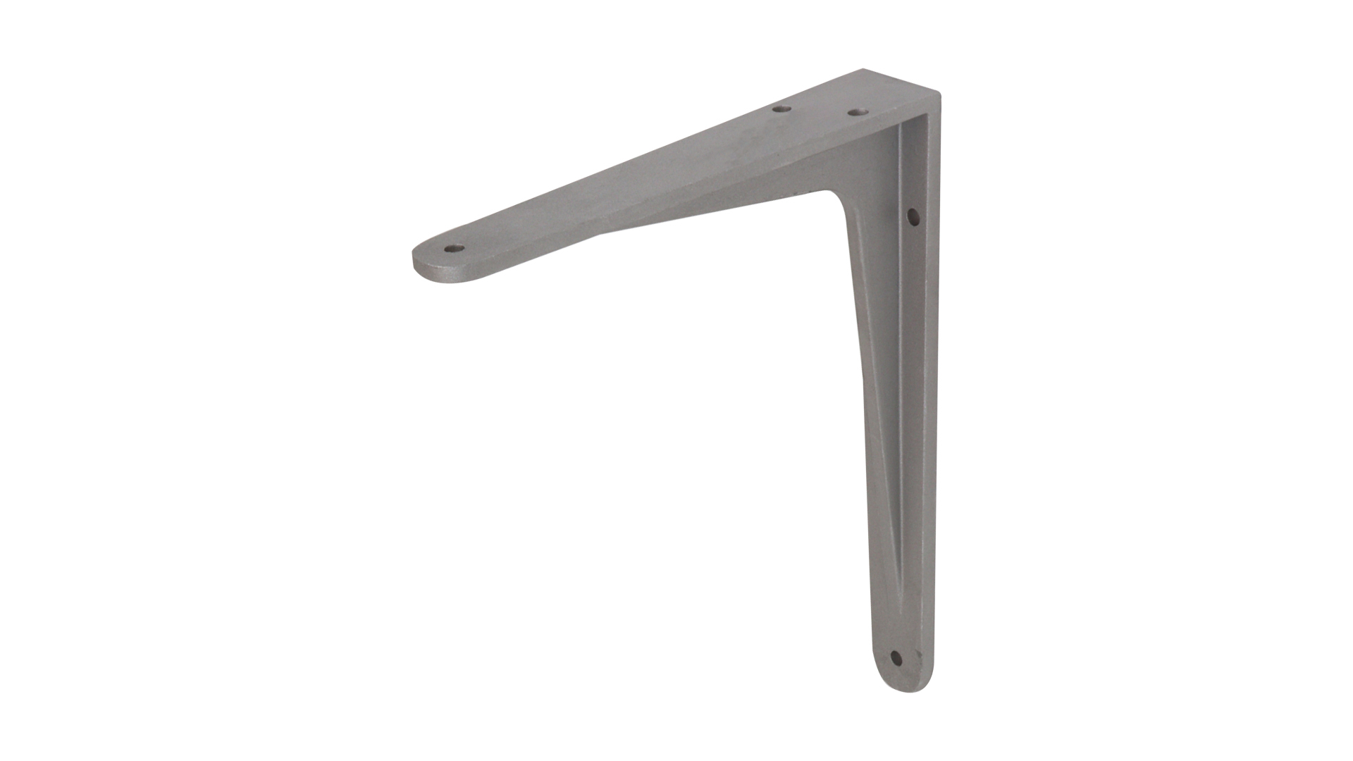 Plankdrager Zilver Aluminium 19 x 16,5 cm - Per Stuk
