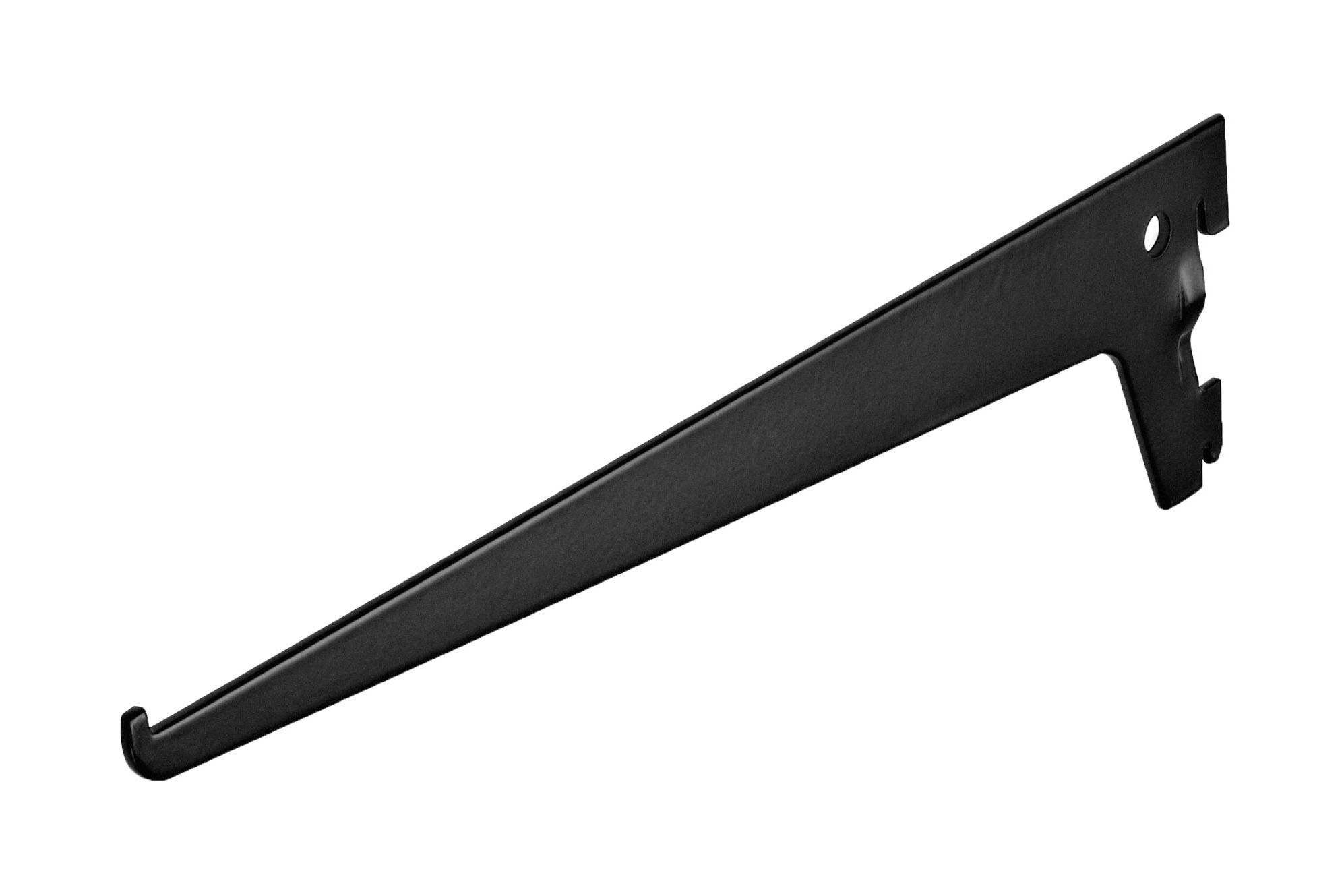 Plankdrager voor Enkele F-rails Zwart 600 mm - Per Stuk