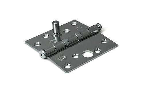 Veiligheidsscharnier SKG ** met Kogellager 76 x 76 mm RVS met Rechte Hoek - Per stuk
