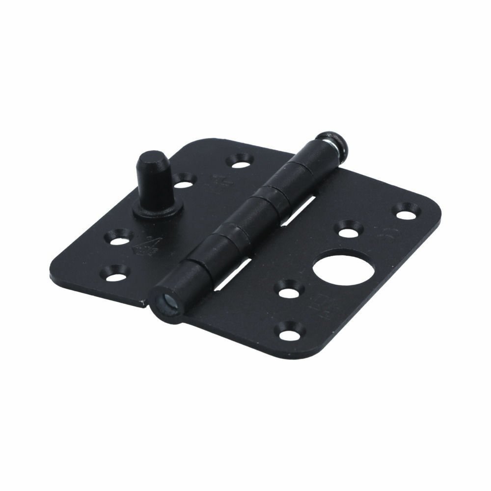 Veiligheidsscharnier SKG *** 89 x 89 mm Zwart met Ronde Hoek - Per stuk