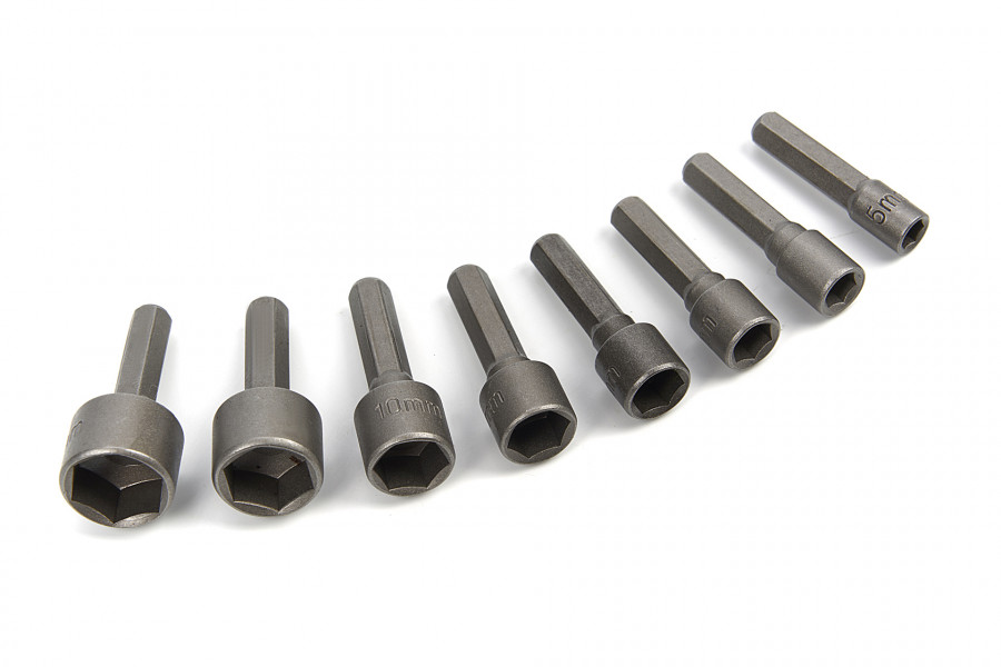 Dopsleutelset Voor Moeren en Bouten M3-M8 - Set 8-delig, foto 3 van 3
