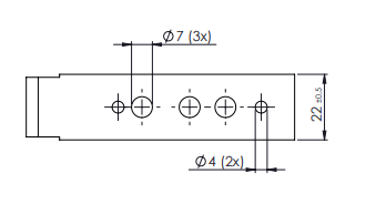 Veeranker Verzinkt 90 x 103 x 22 x 0,7 mm - Set 10 Stuks, foto 3 van 5