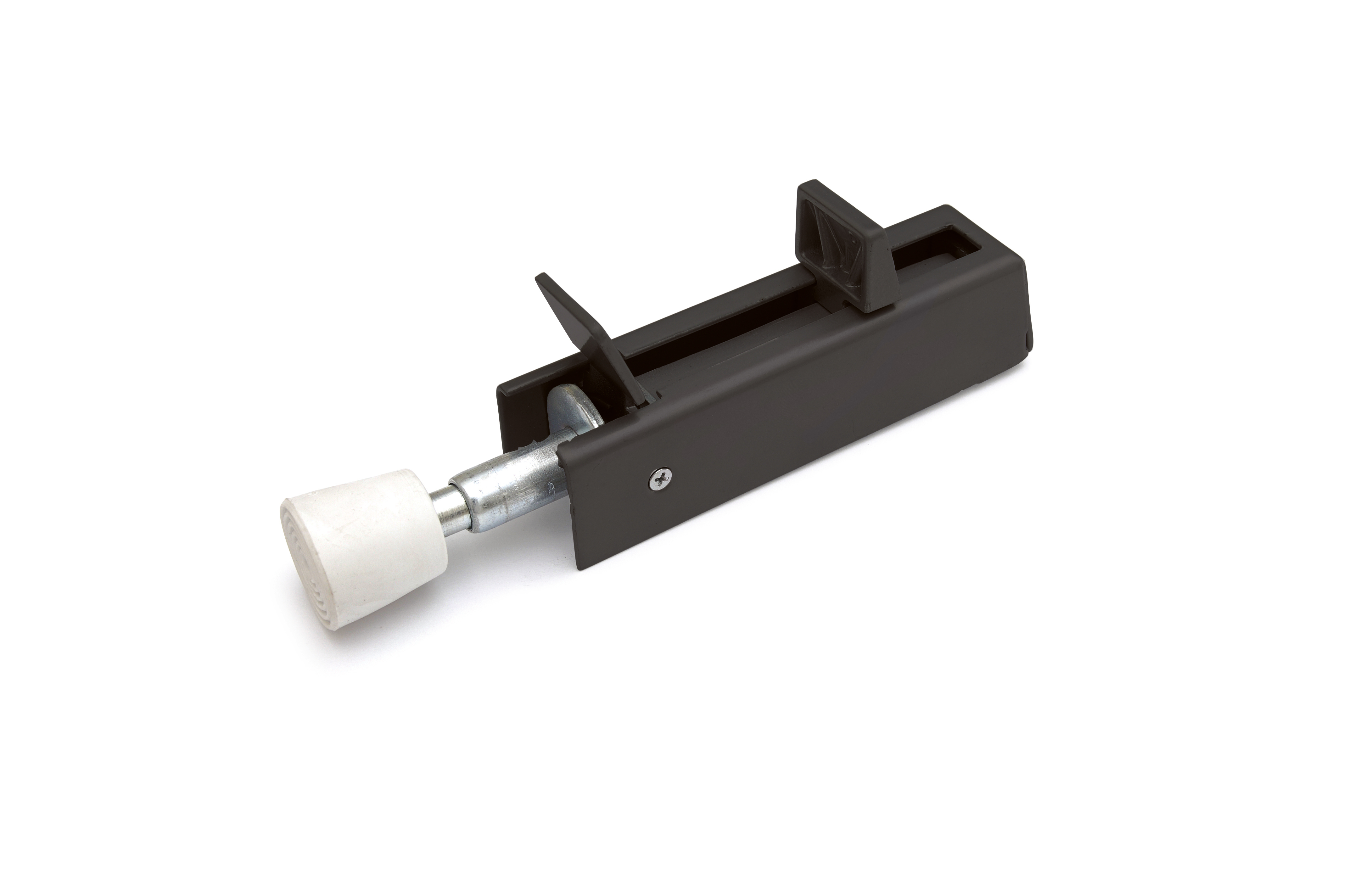Deurvastzetter Zwart Voetstift Zwaar 122 x 30 mm - Per Stuk