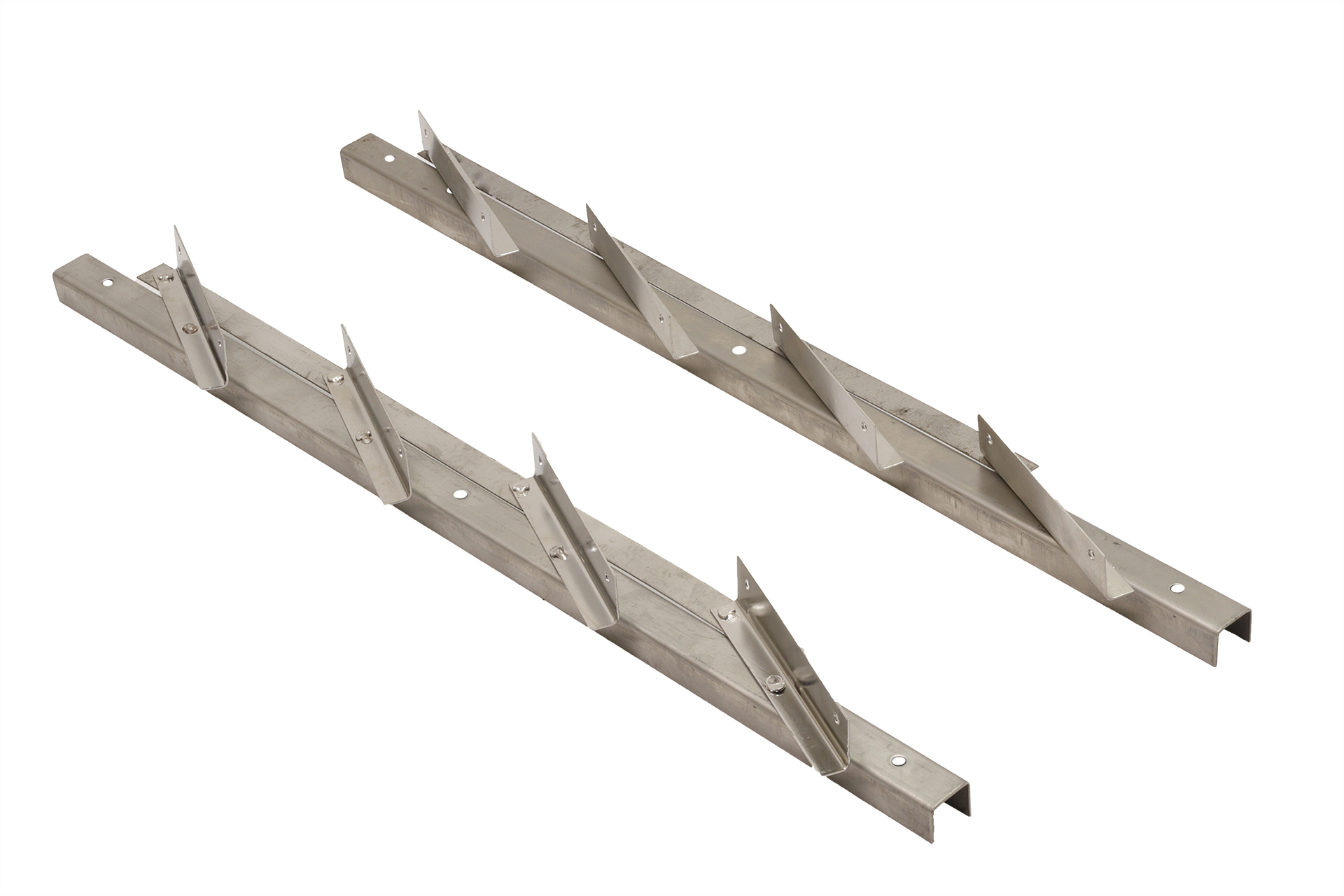 Flex Fence Draaibare Lamellen voor in de tuin RVS 50 cm - 2 stuks, foto 2 van 6