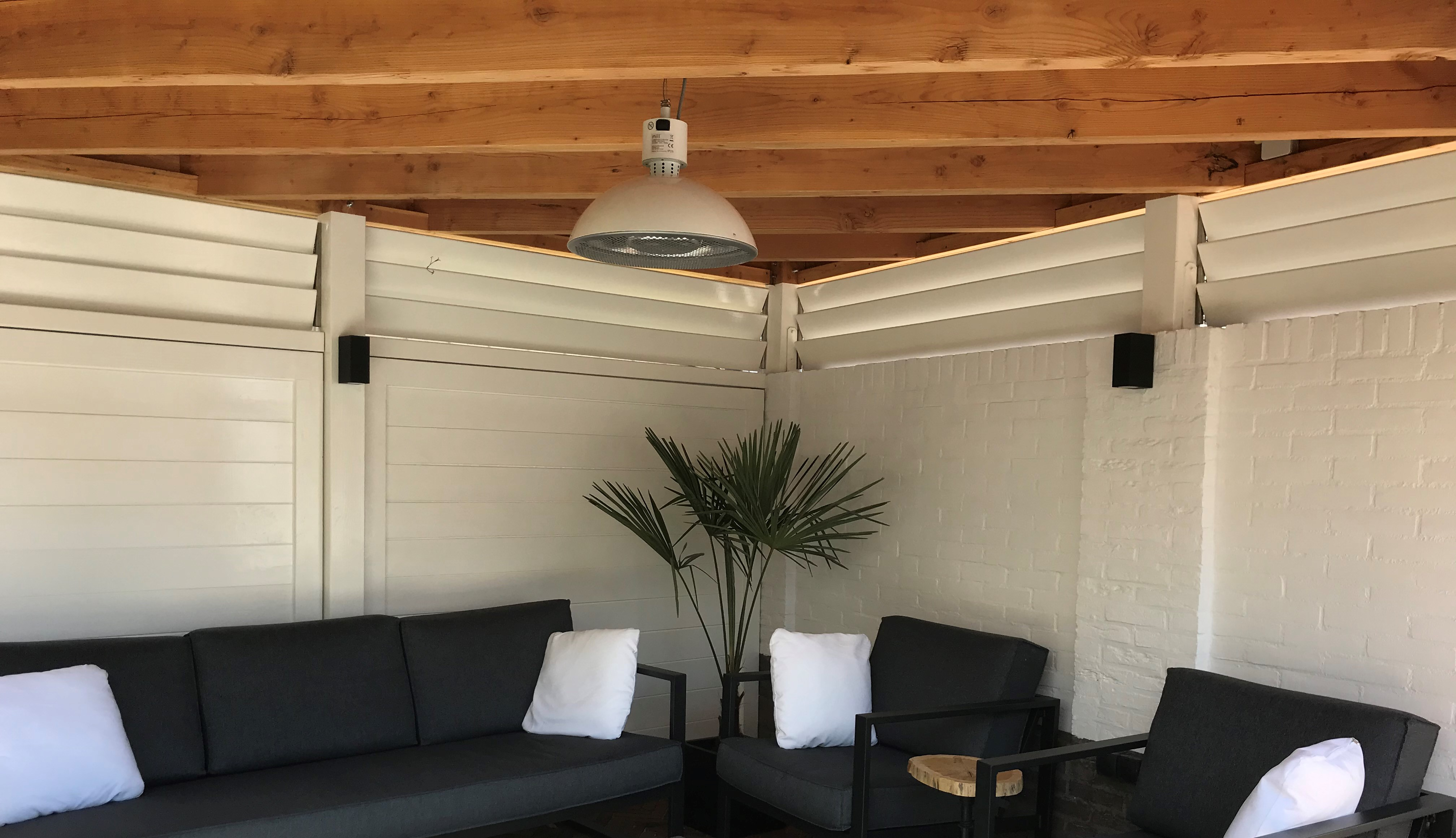 Flex Fence Draaibare Lamellen voor in de tuin RVS 95 cm - 2 stuks, foto 4 van 6