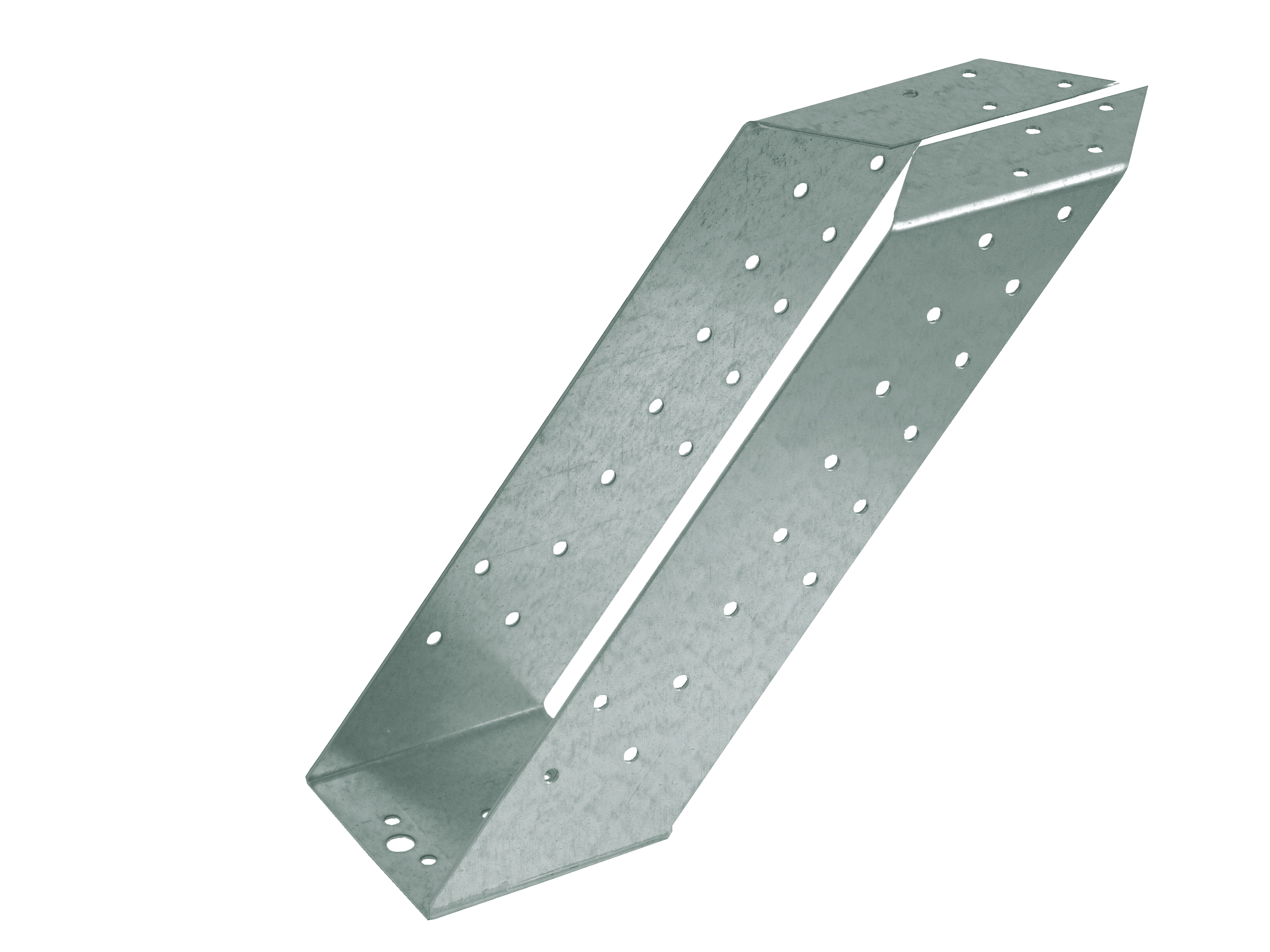 Gordinglas RVS voor Balk van 7 x 19.5 cm - Per Stuk