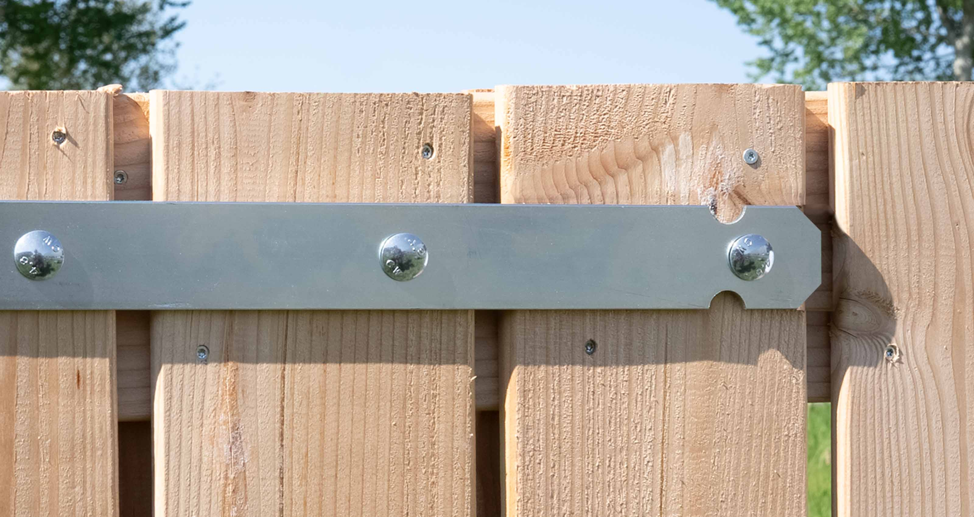 Duimheng RVS 30 cm Vierkante gaten Halve Maan - Per stuk, foto 3 van 4