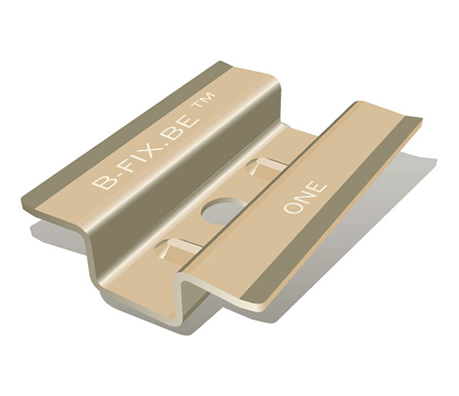 WPC Terrasplankclips, 100 stuks, roestvrij staal, terrasbevestiging, stalen clips, verborgen afstandhouders voor WPC BPC terrasplanken (zwart, opening 5 mm hoogte 8 mm