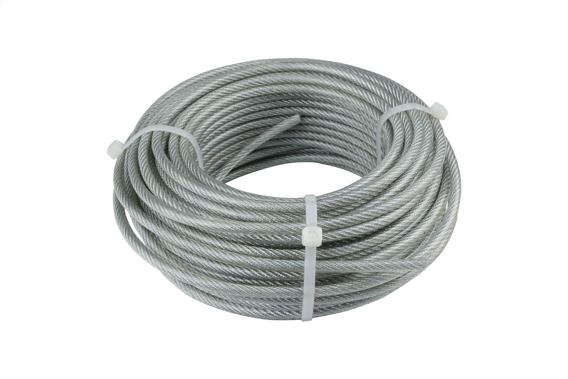 Staalkabel verzinkt PVC 3-5 mm - Bundel 25 meter