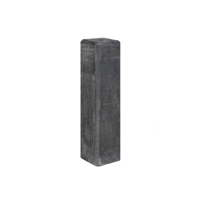 Betonpoer Antraciet 15 x 15 x 60 cm Recht model - Per Stuk