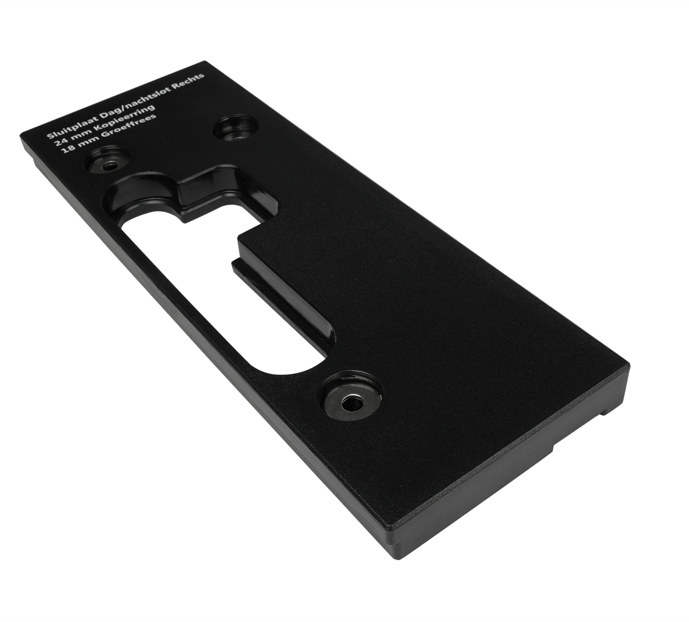 Freesmal sluitplaat rechts 127 x 23 mm - Per stuk, foto 2 van 2