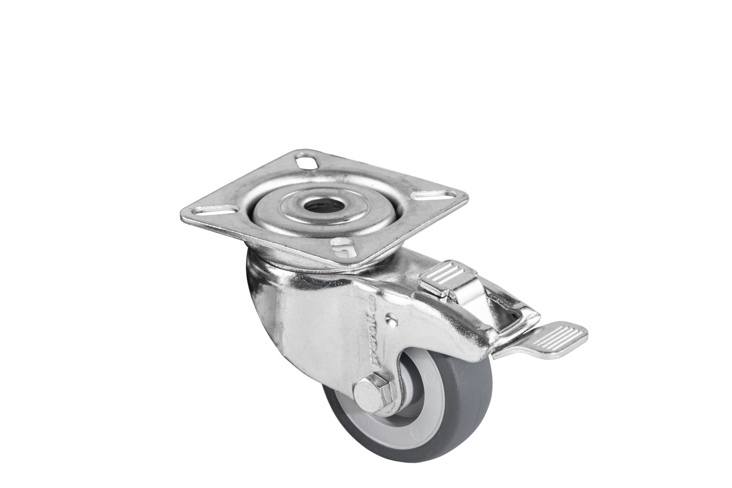 Zwenkwiel met rem 50 mm - Per Stuk