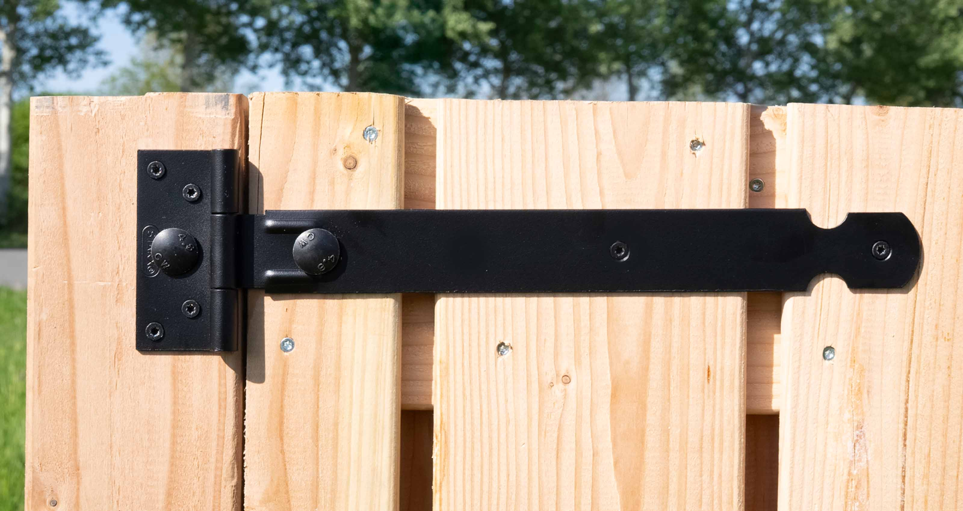 Kruisheng Verzinkt Zwart 25 cm Licht - Per stuk, foto 2 van 2