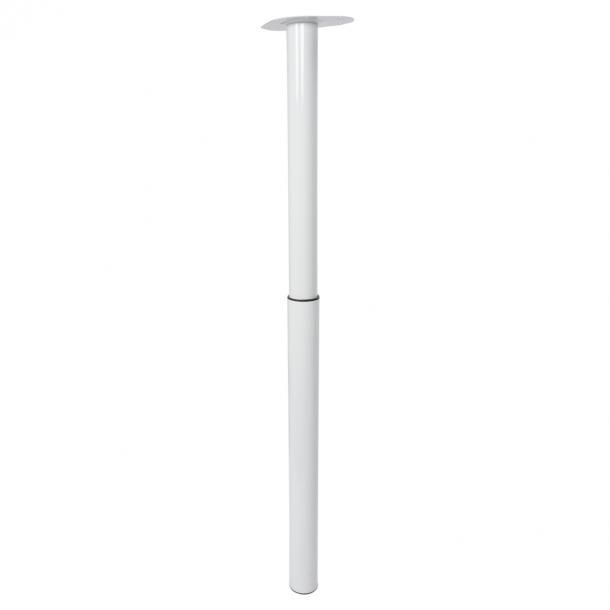 Tafelpoot Verstelbaar Wit Staal - 70 tot 110 cm - Per Stuk, foto 5 van 5