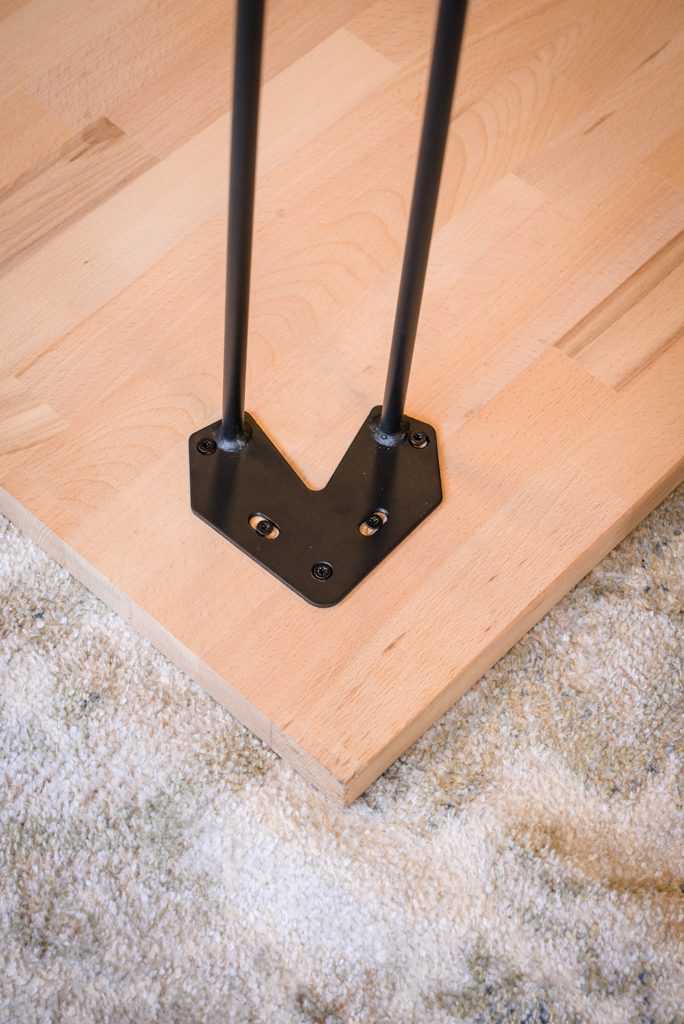 Tafelpoot Zwart Staal Industrieel - 72 cm - Per Stuk, foto 4 van 6