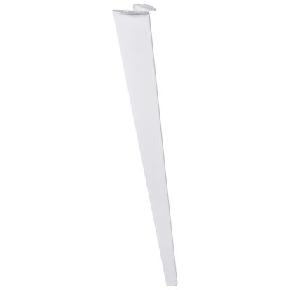 Tafelpoot Wit Staal Modern - 72 cm - Per Stuk