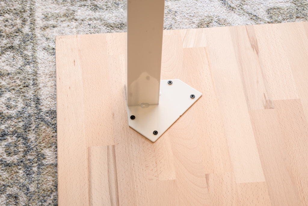 en.casa] Stalen onderstel Makers set van 2 tafelpoot metaal voor tafels 43x30 cm tafelpoten in hoogte verstelbaar tafelonderstel zwart