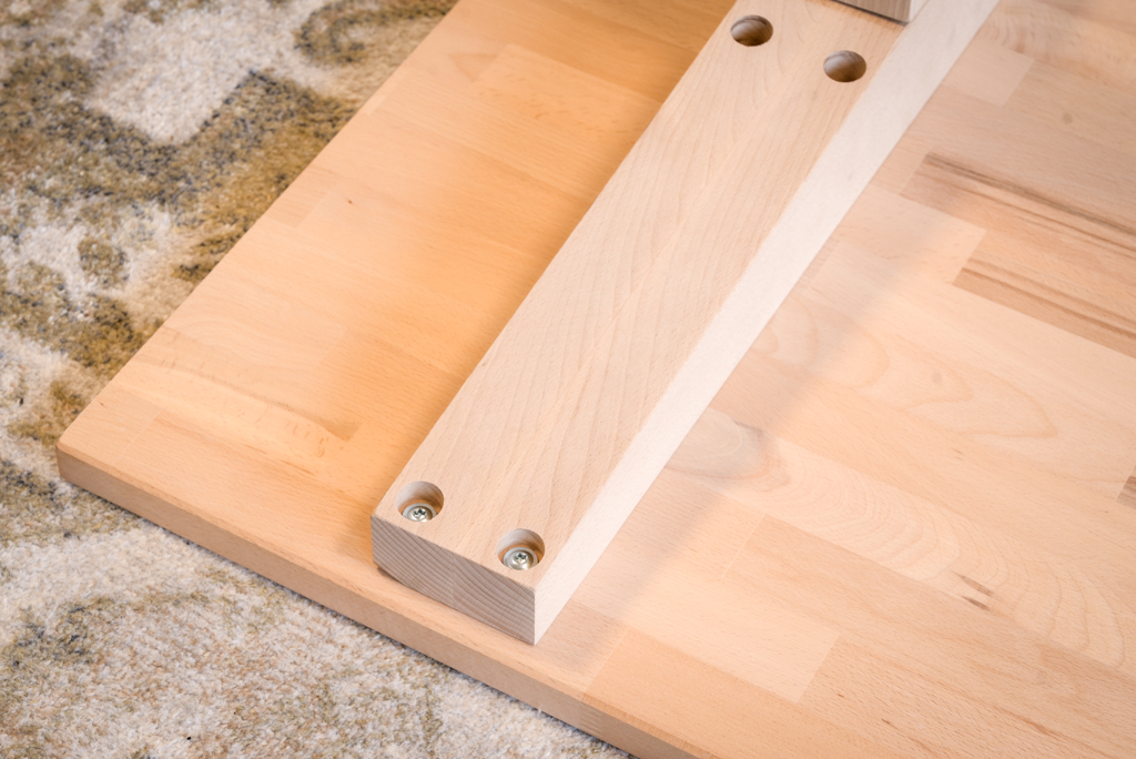 Tafelpoot Hout Beuken I-vorm - 72 cm - Per Set, foto 4 van 6