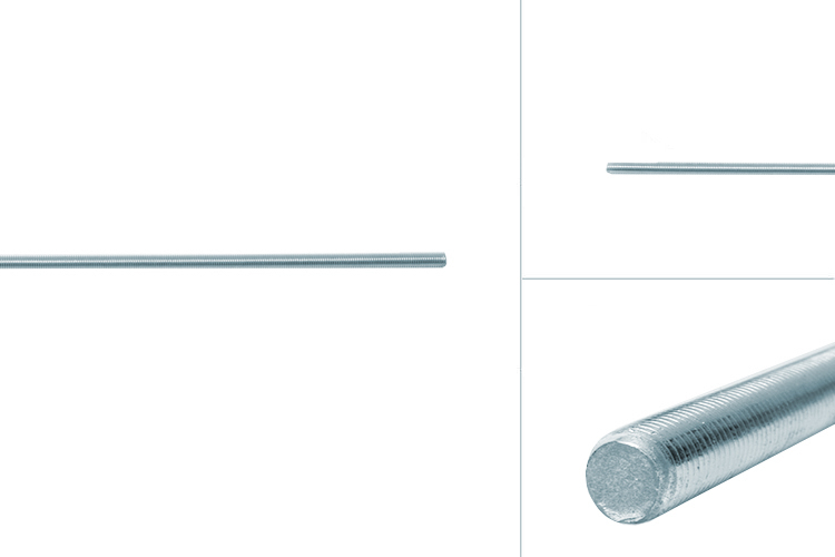 Draadeind Verzinkt M12 x 1m Sterkte 4.8 - Per Stuk