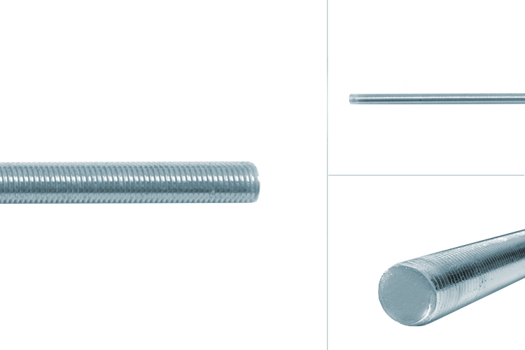 Draadeind Verzinkt M18 x 1m Sterkte 4.8 - Per Stuk