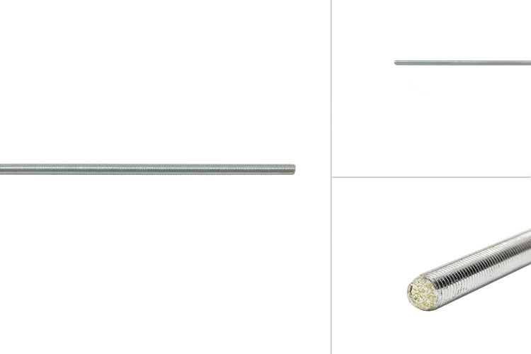 Draadeind Verzinkt M6 x 1m Sterkte 8.8 - Per Stuk