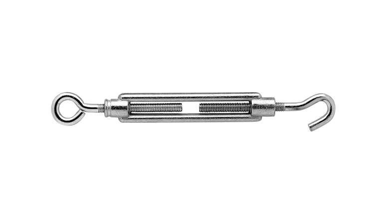 Spanschroef Haak-Oog M10 x 125 mm Verzinkt - Per Stuk