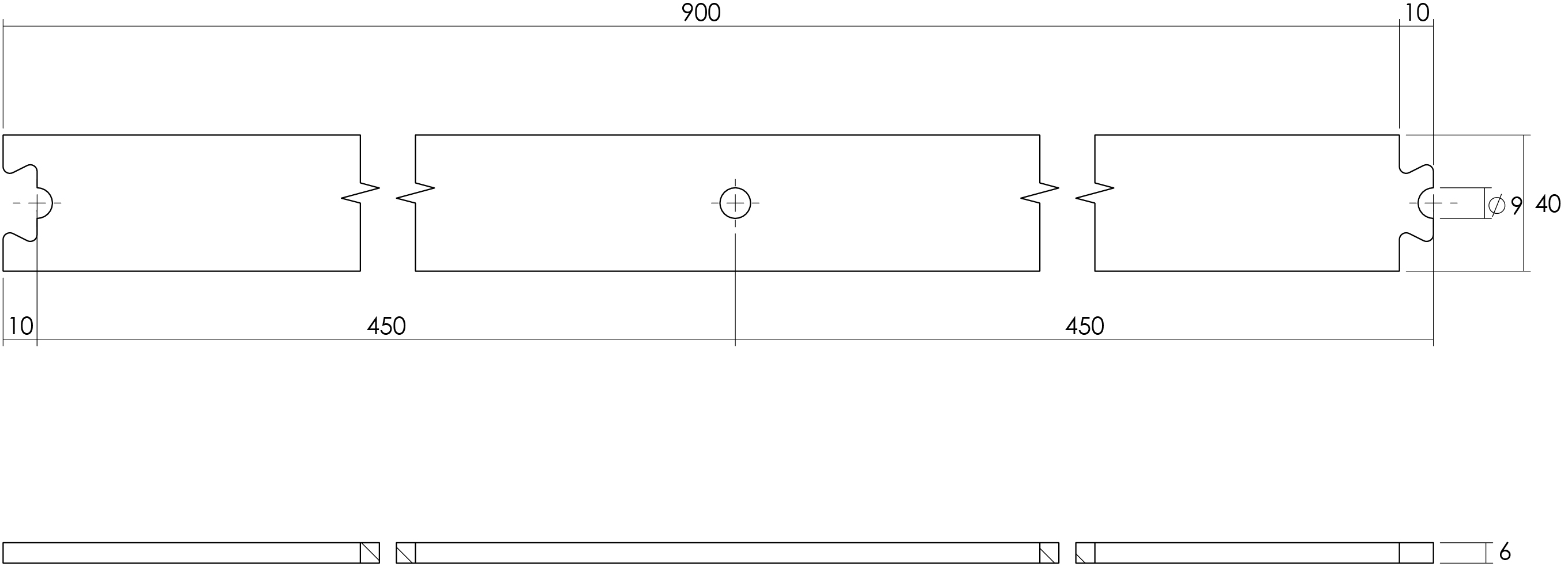Schuifdeur Verlenging 90 cm voor Vintage Model - Per Set, foto 3 van 3