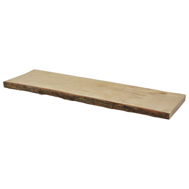 Wandplank Eikenhout met Schors 80 x 23.5 x 2 cm