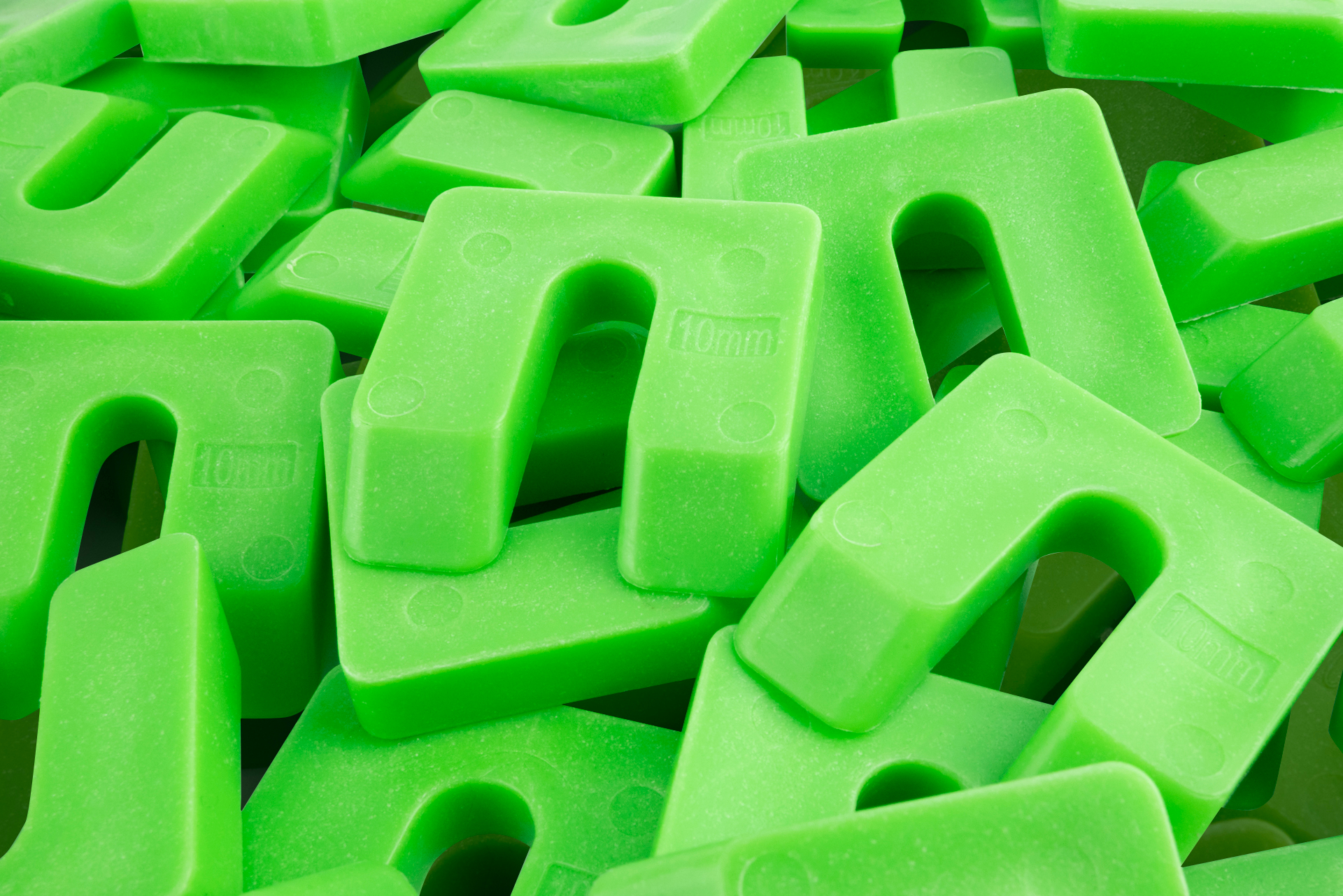 Uitvulplaatjes 10mm Groen - Zak 48 Stuks, foto 4 van 5