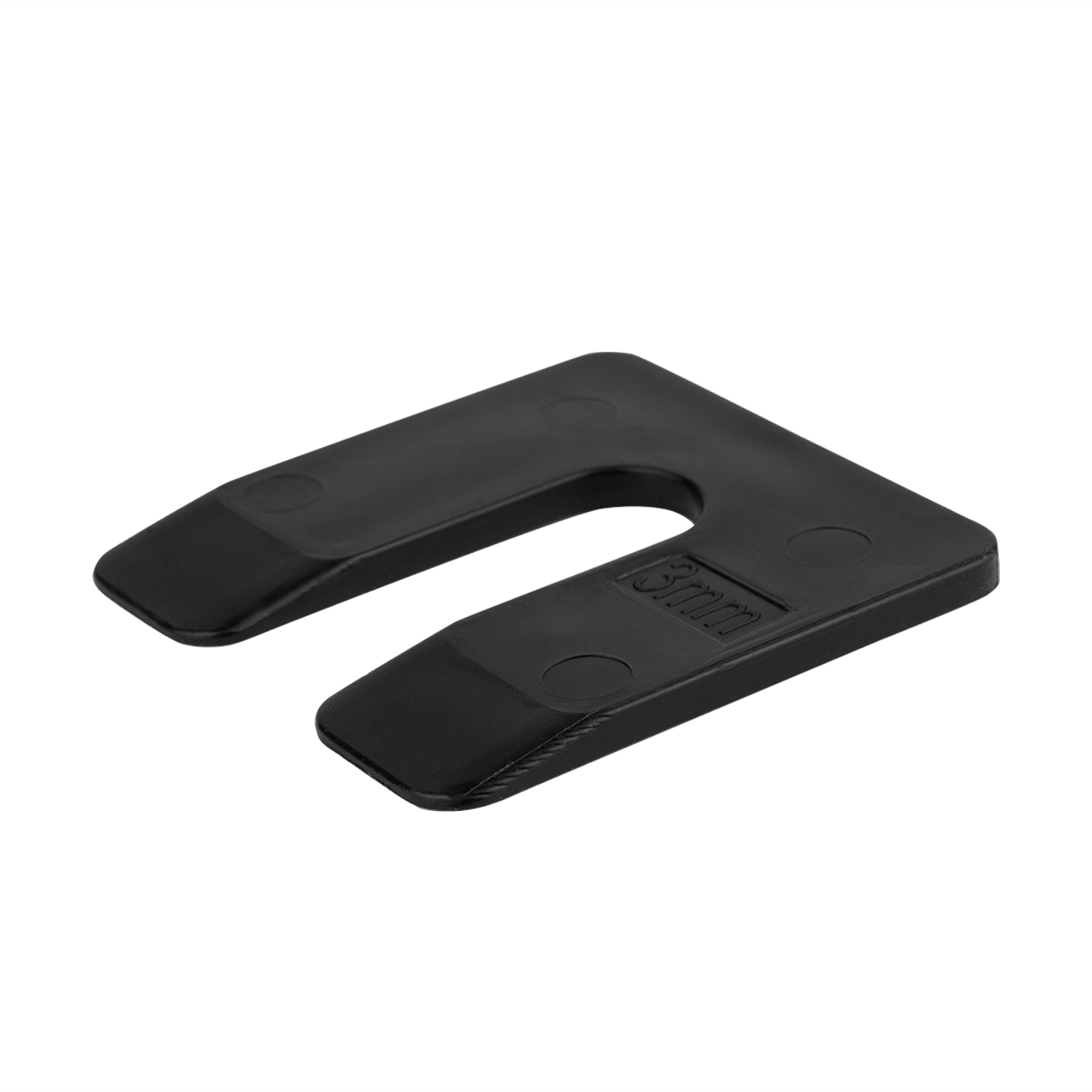 Uitvulplaatjes 3mm Zwart - Zak 48 Stuks