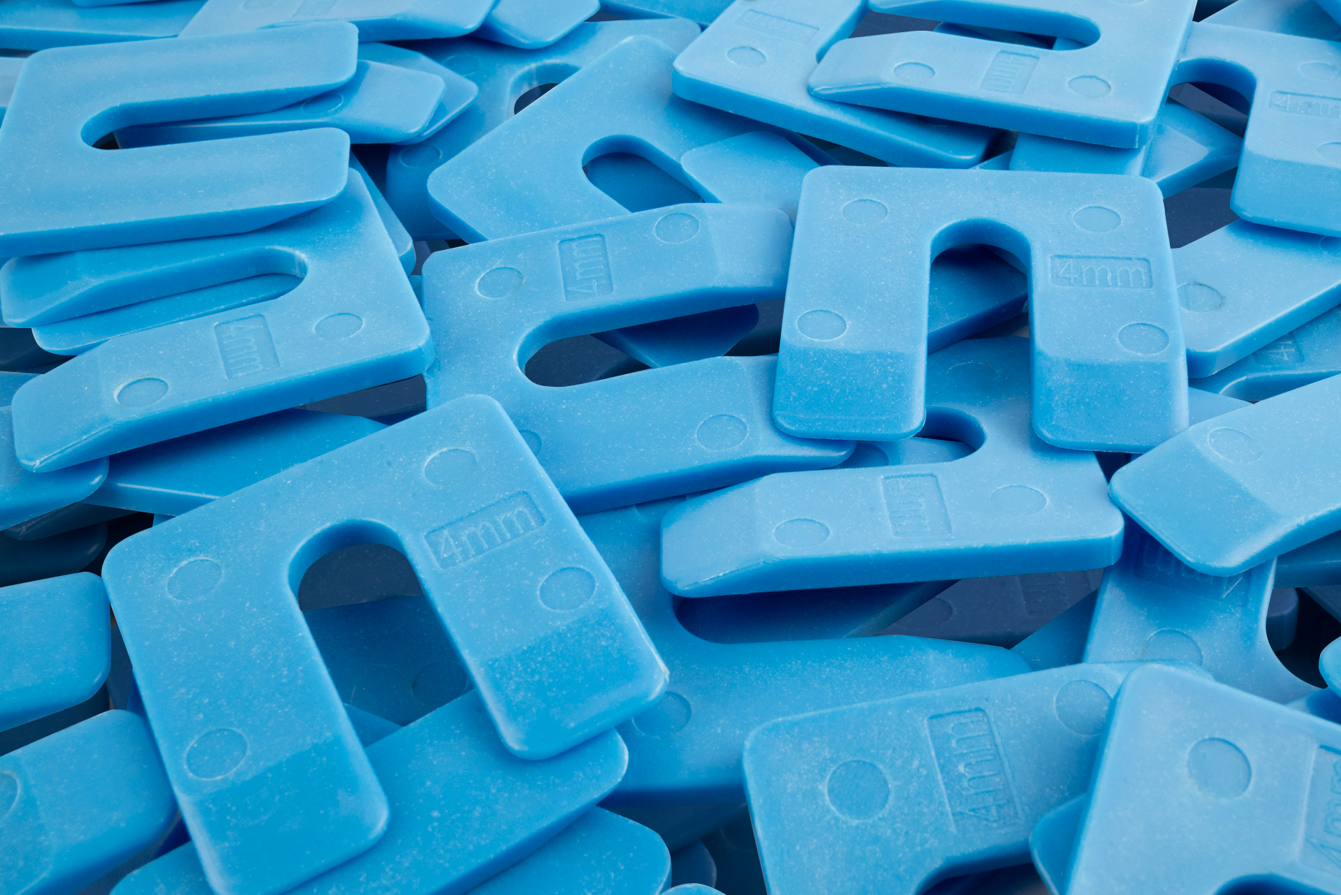 Uitvulplaatjes 4mm Blauw - Zak 48 Stuks, foto 4 van 5