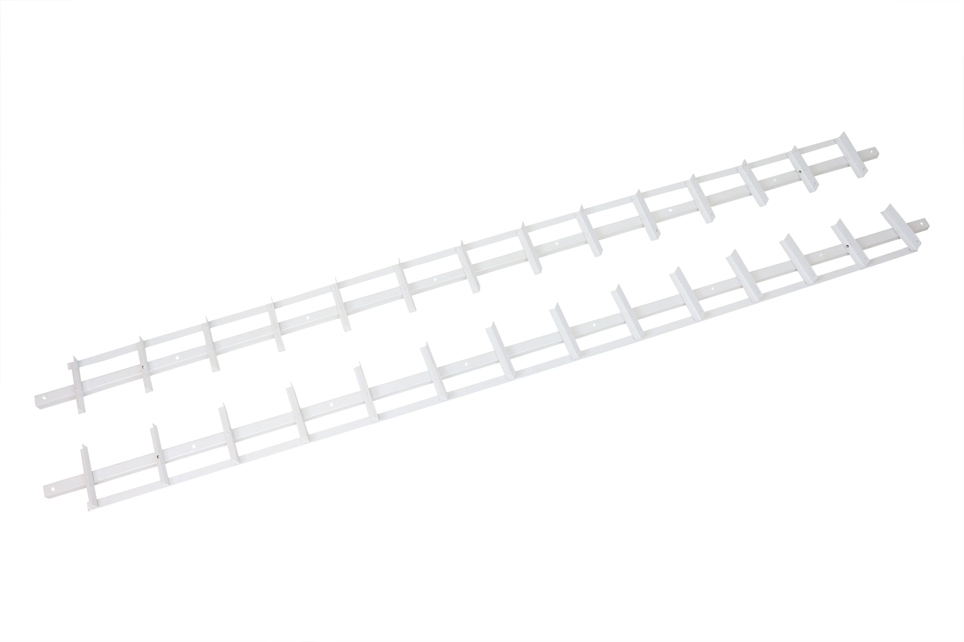 Flex Fence Draaibare Lamellen voor in de tuin Wit RVS 50 cm - 2 stuks, foto 3 van 5