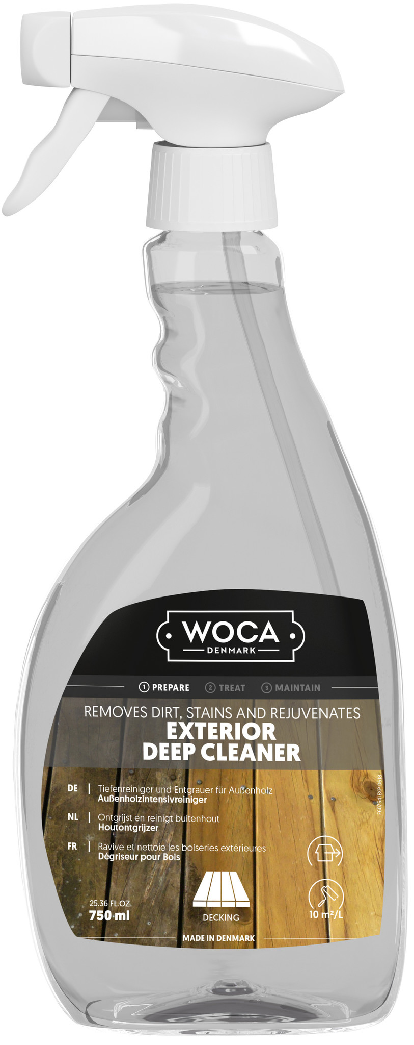 Woca diepreiniger en ontgrijzer Spray 0,75 Liter - Exterieur