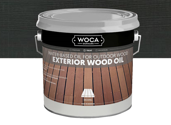 Woca Exterior Oil Antraciet - 2,5 Liter