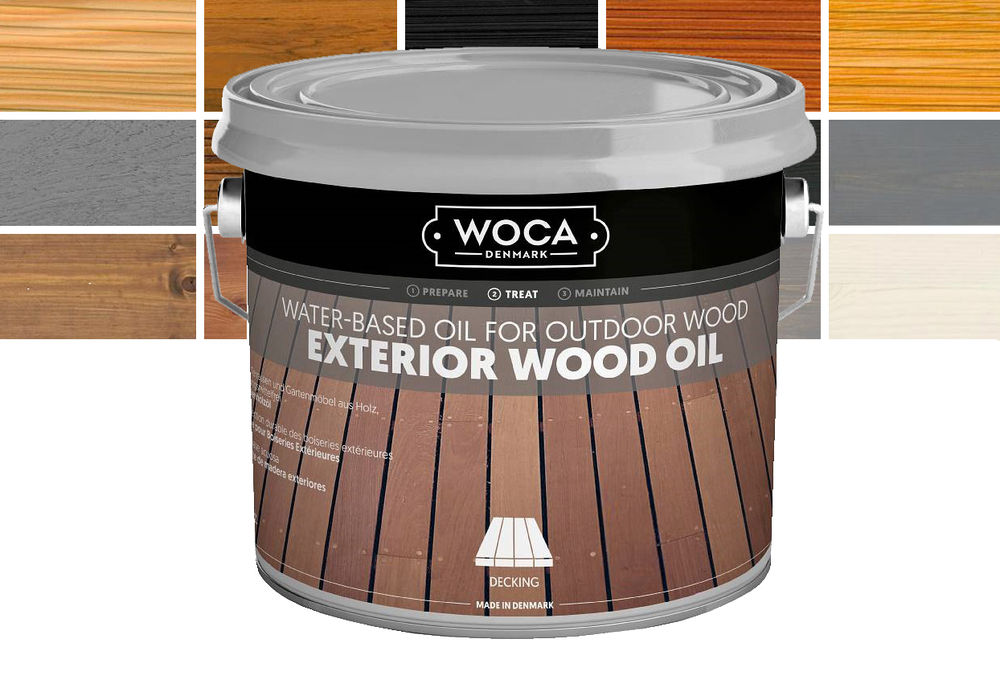 Woca Exterior oil Grijs - 2,5 Liter