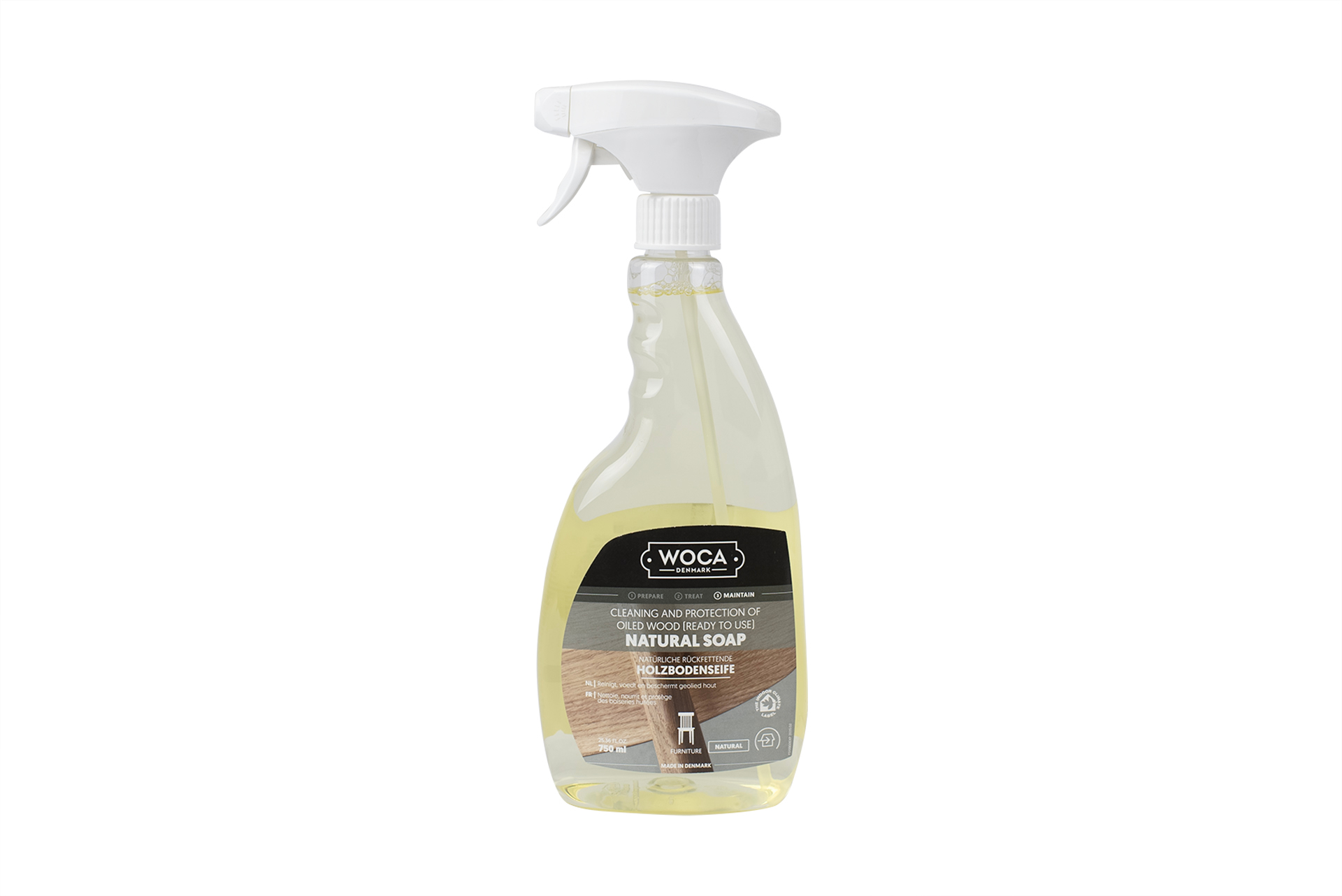 Woca Natuurzeep Naturel 0,75L Sprayflacon