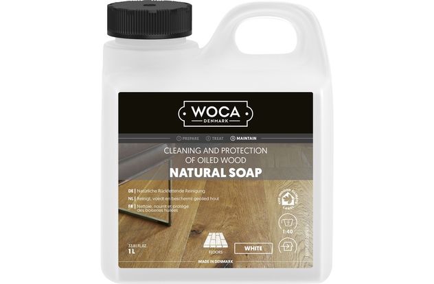 Woca Natuurzeep Wit 1 Liter, foto 2 van 3