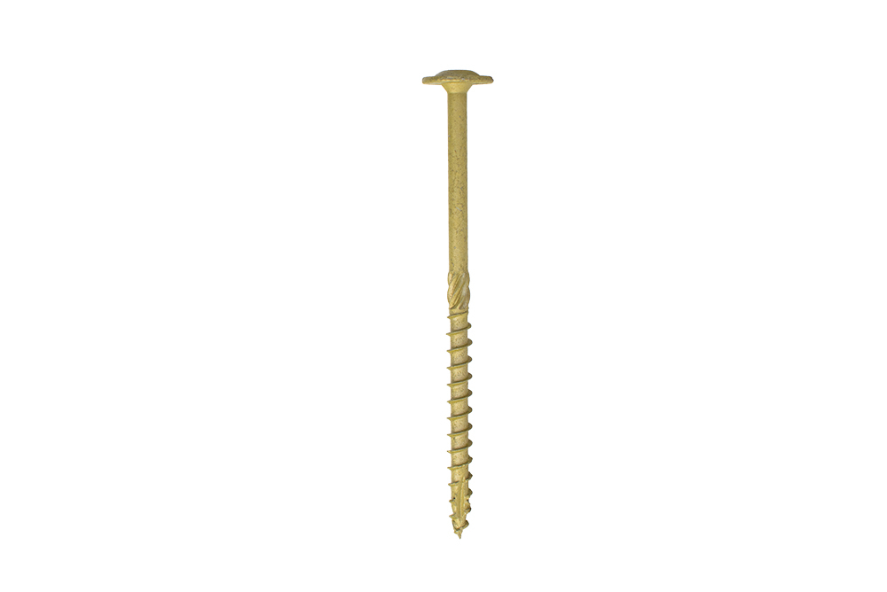 Tellerkopschroeven gecoat voor eiken en garapa hardhout 8 x 140 mm - Doos 50 Stuks, foto 2 van 2