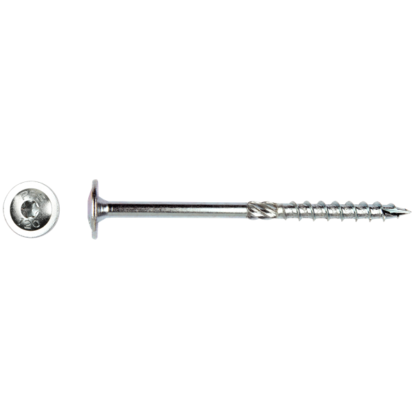 Tellerkopschroeven Verzinkt 10.0 x 120 mm Torx 40 - Doos 50 Stuks