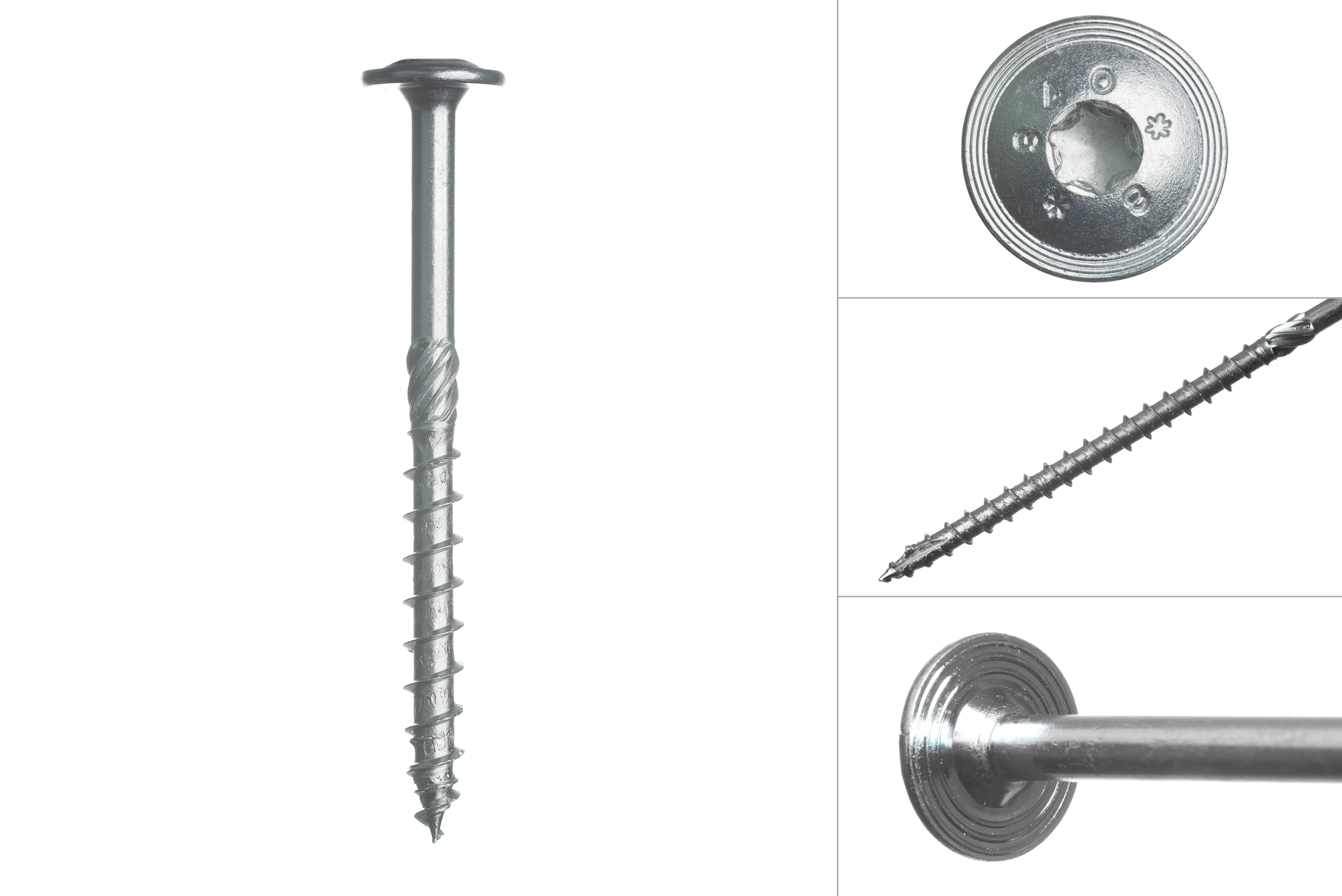 Tellerkopschroeven Verzinkt 8.0 x 100 mm - Doos 50 Stuks
