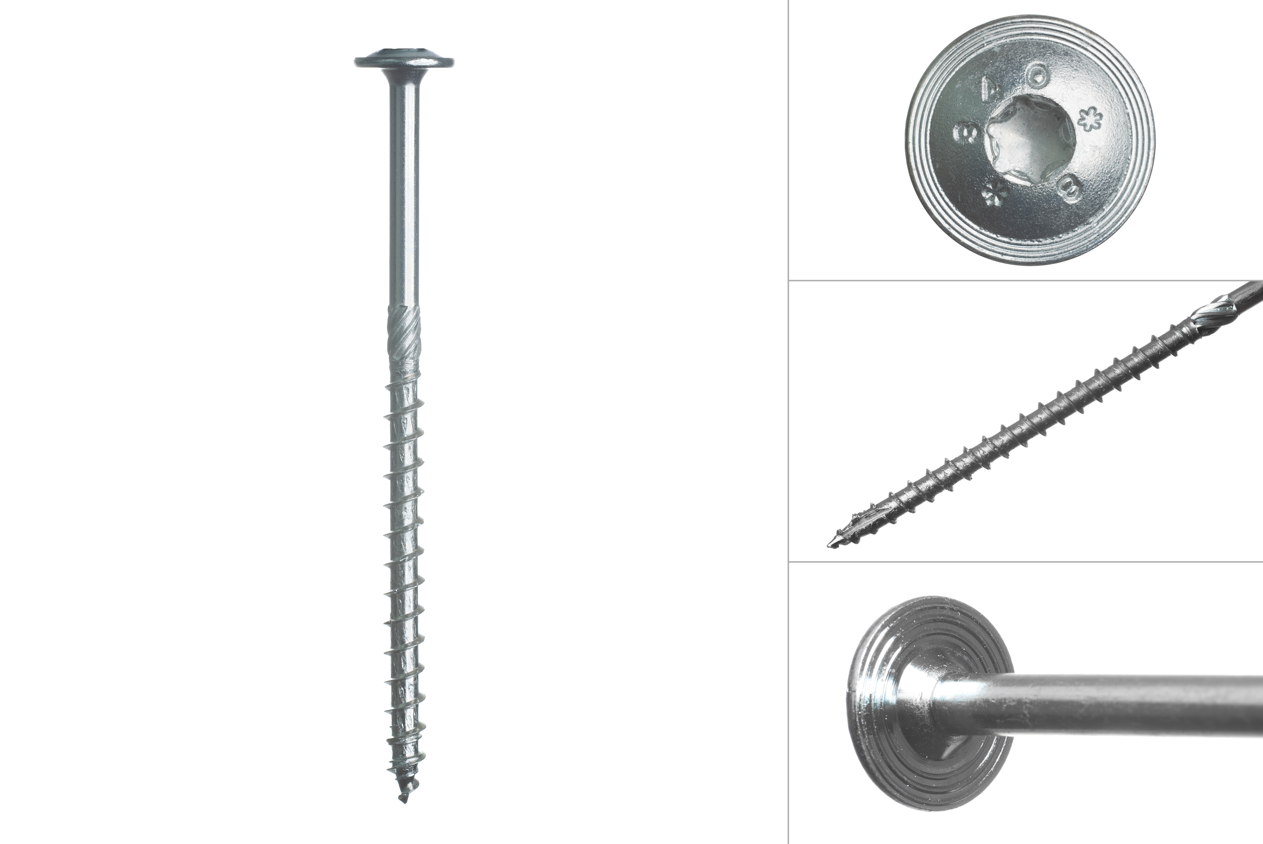 Tellerkopschroeven Verzinkt 8.0 x 140 mm Torx 40 - Doos 50 Stuks