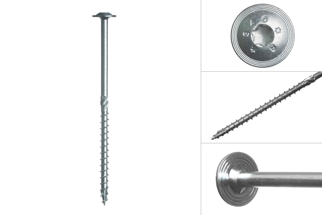Tellerkopschroeven Verzinkt 8.0 x 160 mm Torx 40 - Doos 50 Stuks